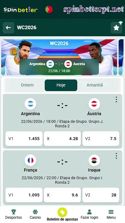 Apostas no Campeonato Mundial 2026